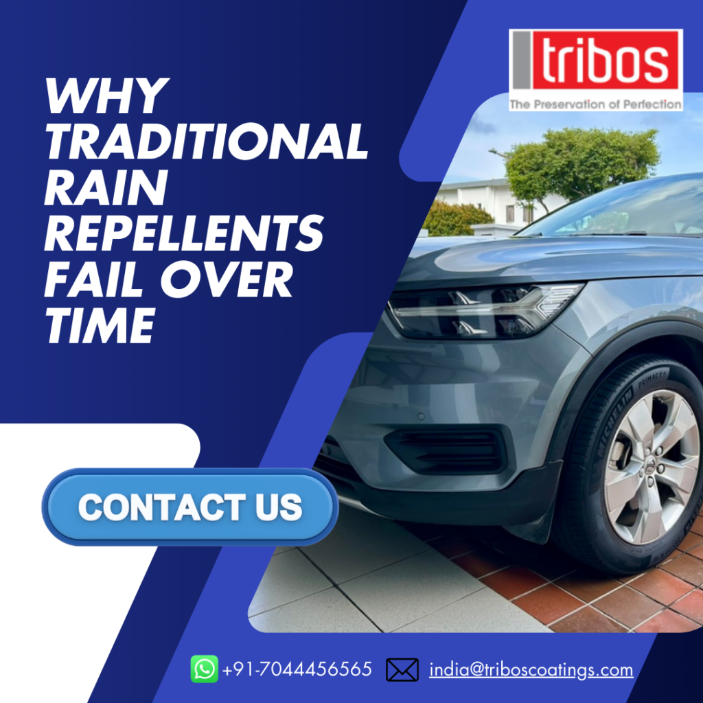 Traditional Rain Repellents Fail Over Time
