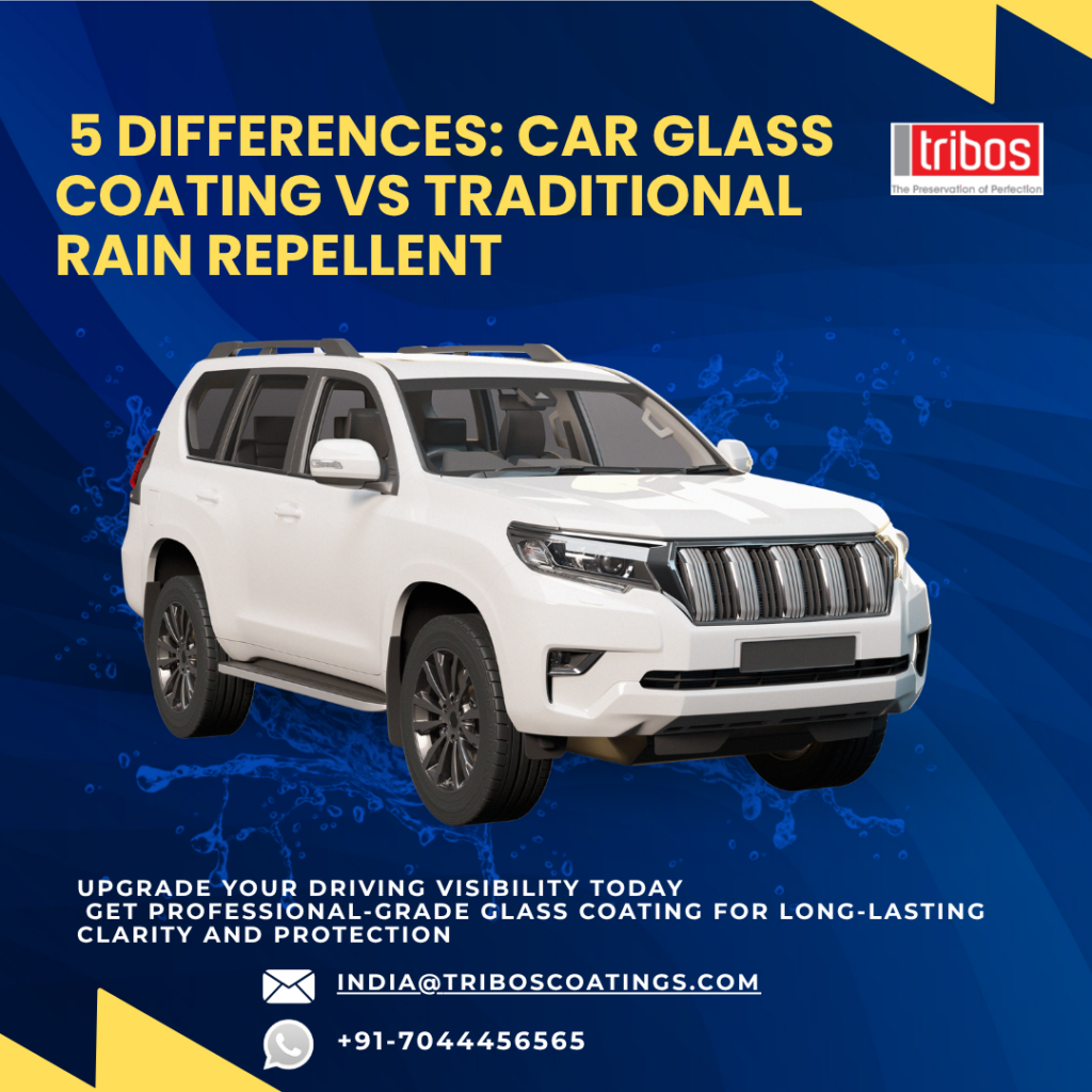 5 Differences: Car Glass Coating vs Traditional Rain Repellent