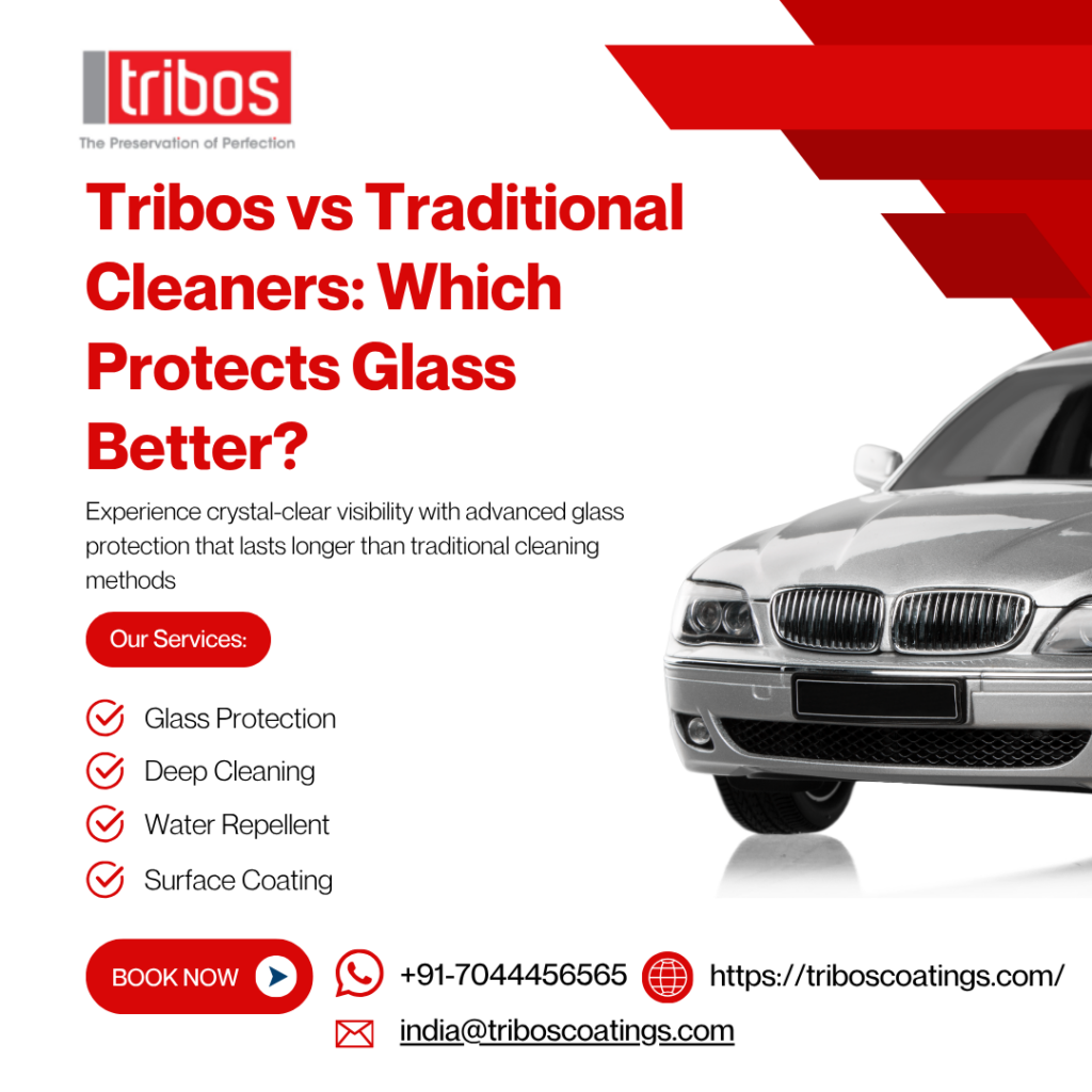 Tribos vs Traditional Cleaners: Which Protects Glass Better?