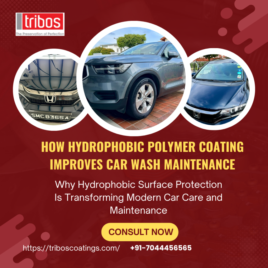 How Hydrophobic Polymer Coating Improves Car Wash Maintenance