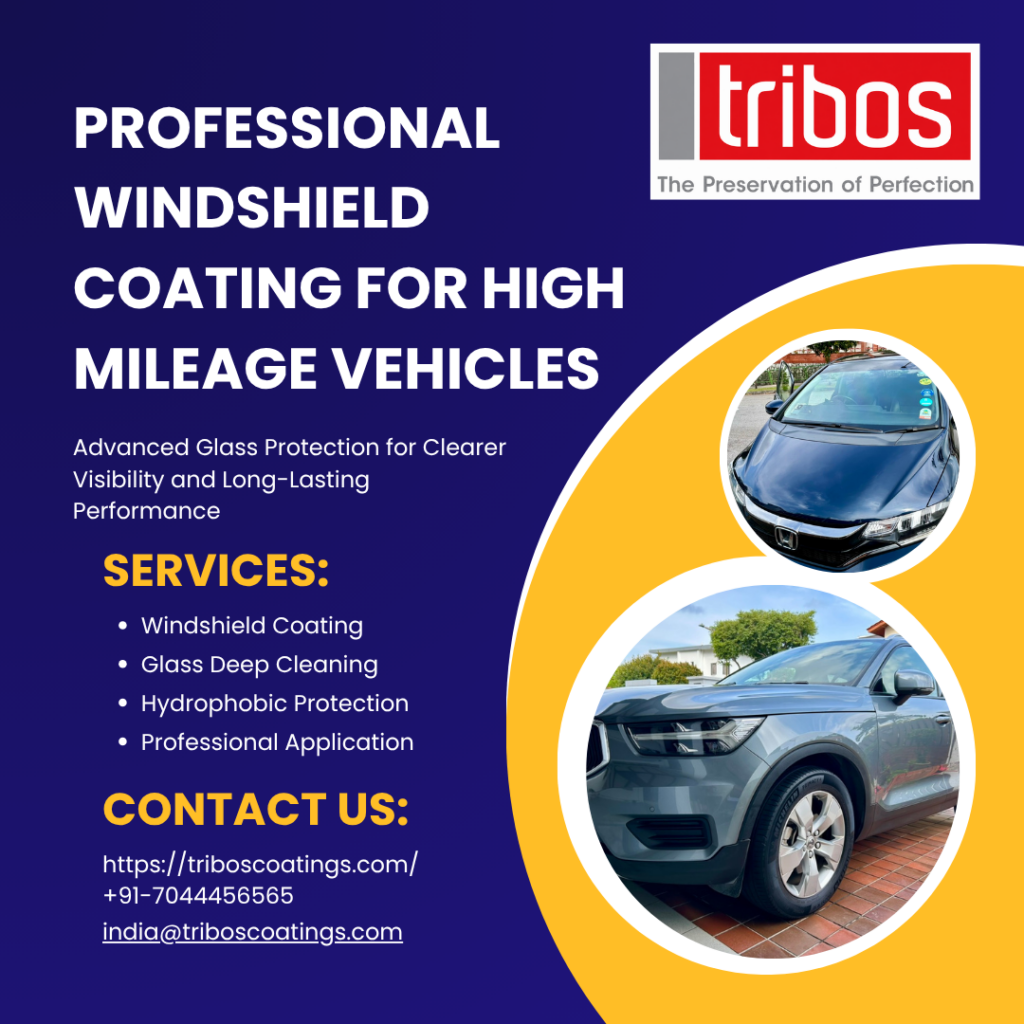 Professional Windshield Coating for High Mileage Vehicles
